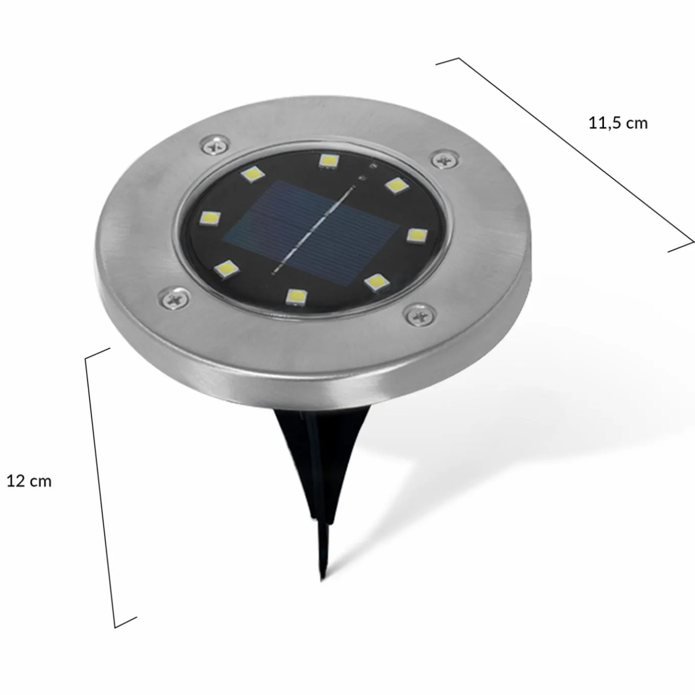 IDMarket Spots solaires extérieur LED* Eclairages D'Ambiance
