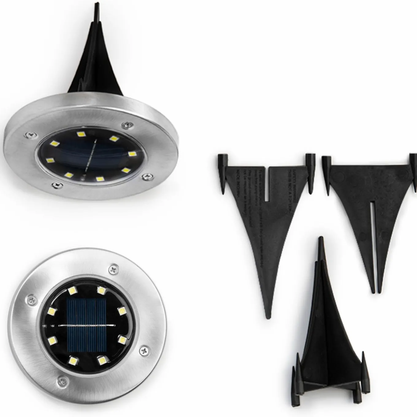IDMarket Spots solaires extérieur LED* Eclairages D'Ambiance