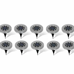 IDMarket Spots solaires extérieur LED* Eclairages D'Ambiance