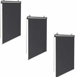 IDMarket Store enrouleur vertical gris pour pergola* Accessoires Pergolas Et Tonnelles