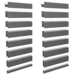 IDMarket Stores jour nuit gris 40 x 170 cm* Stores