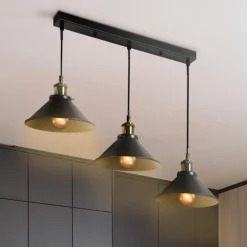 IDMarket Suspension lampes pas cher design industriel* Luminaires