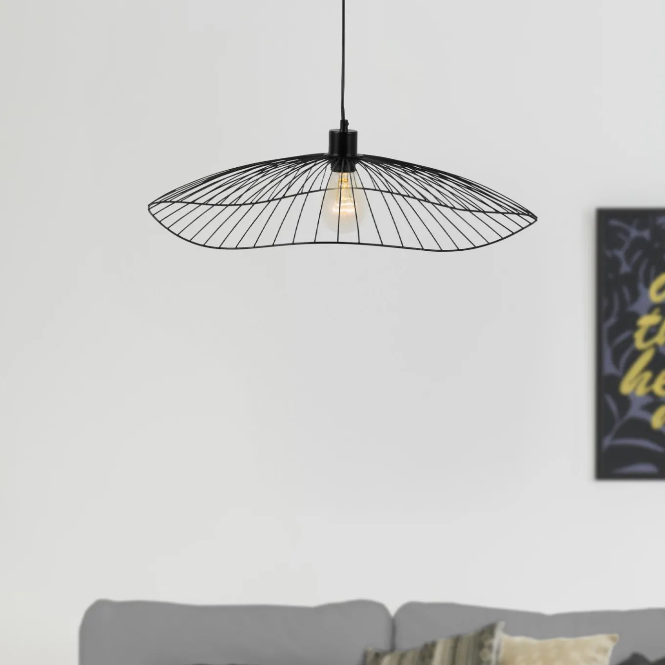 IDMarket Suspension luminaire filaire noire* Luminaires