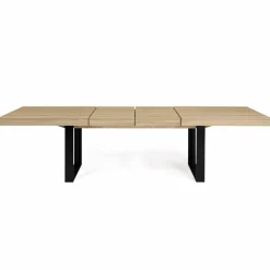 IDMarket Table à manger 10 à 12 personnes bois et noir* Meubles En Bois|Collection Design