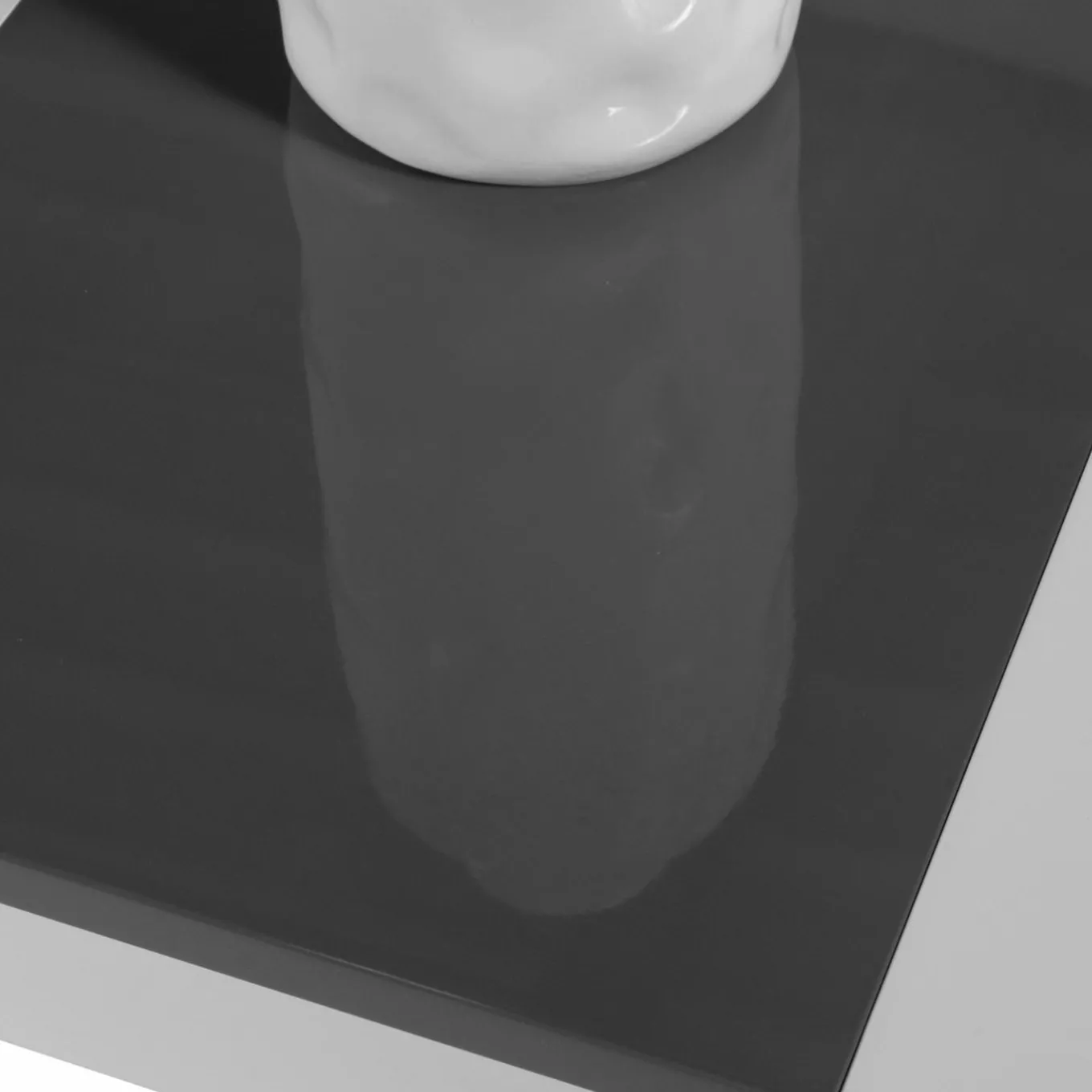 IDMarket Table à manger 8 personnes blanche et grise* Meubles Blancs|Collection Contemporaine