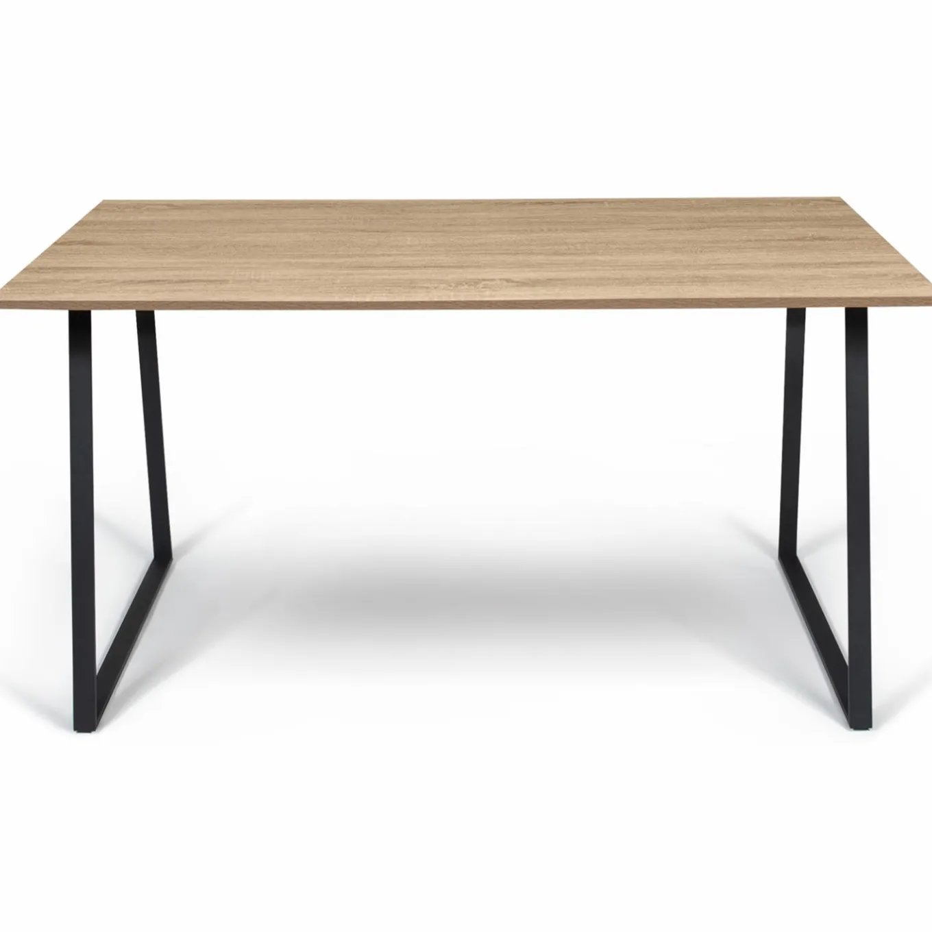 IDMarket Table à manger bois et métal style industriel* Collection Industrielle|Salle À Manger Complète