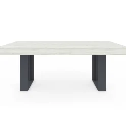 IDMarket Table à manger bois gris 200 cm* Collection Design|Collection Moderne