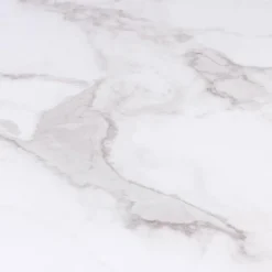 IDMarket Table à manger effet marbre blanc* Collection Design|Collection Moderne