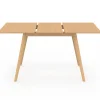 IDMarket Table à manger extensible 4-8 places 110-150 cm effet bois* Collection Contemporaine|Tables