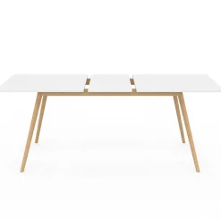 IDMarket Table à manger extensible blanche* Meubles Blancs|Petits Meubles