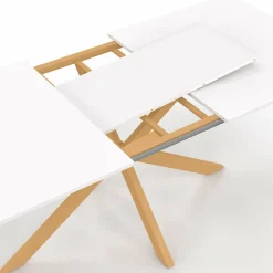IDMarket Table à manger extensible rectangle 6-10 personnes bois* Meubles En Bois|Tables