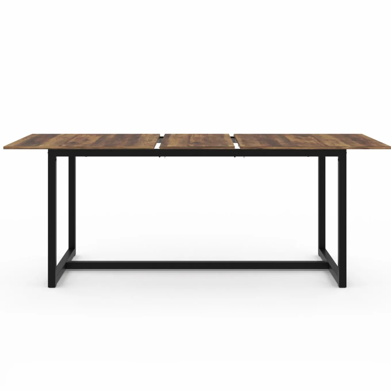 IDMarket Table à manger industrielle rectangle extensible 6-10 personnes* Collection Vintage|Tables