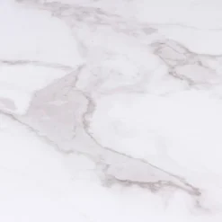 IDMarket Table à manger rectangulaire effet marbre blanc pied araignée métal noir* Collection Design|Tables