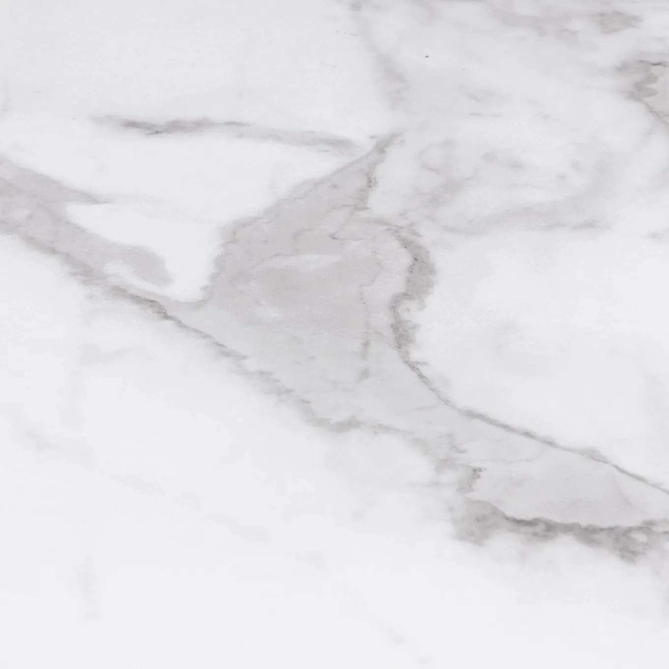 IDMarket Table à manger ronde effet marbre blanc 4-6 personnes* Collection Design|Collection Moderne