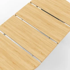 IDMarket Table à manger ronde extensible 110-200 cm 4-10 personnes bois et noir style moderne* Collection Contemporaine|Tables