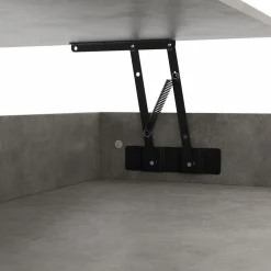 IDMarket Table basse effet béton et blanc* Collection Moderne|Tables Basses