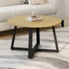 IDMarket Table basse ronde 70 cm* Tables Basses