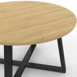 IDMarket Table basse ronde 70 cm* Tables Basses