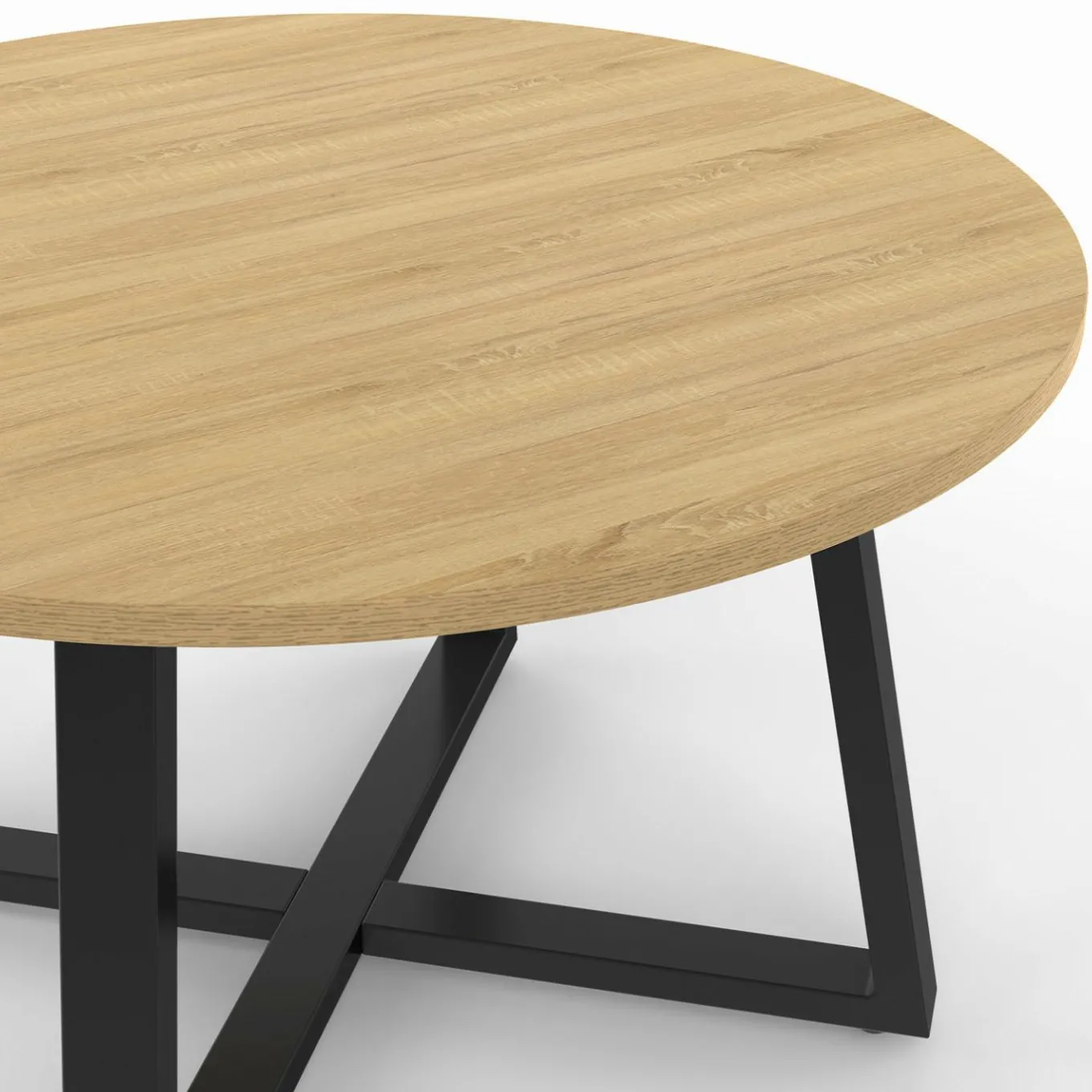 IDMarket Table basse ronde 70 cm* Tables Basses