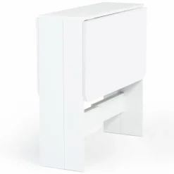 IDMarket Table console blanche en bois* Meubles Blancs|Consoles