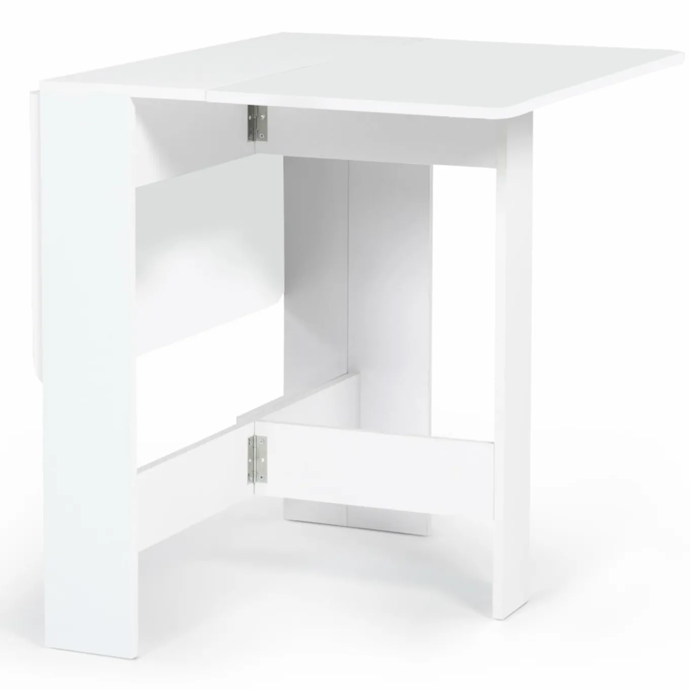 IDMarket Table console blanche en bois* Meubles Blancs|Consoles