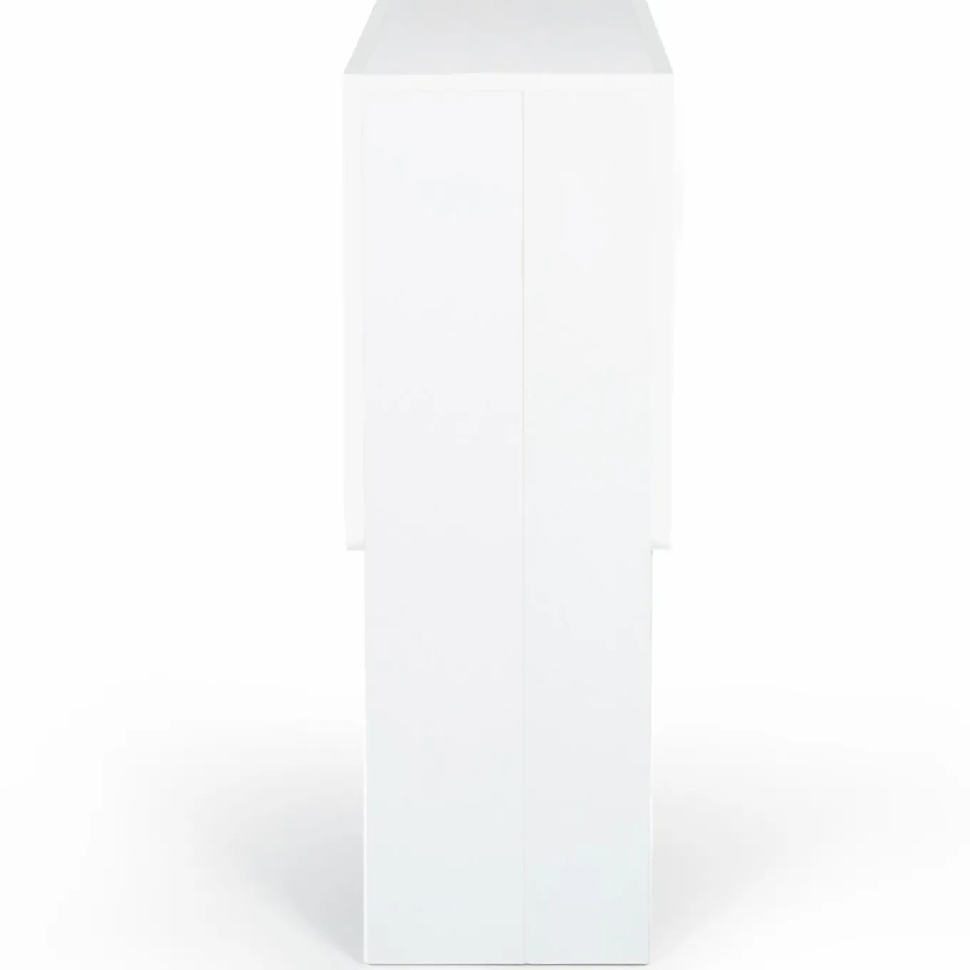 IDMarket Table console blanche en bois* Meubles Blancs|Consoles