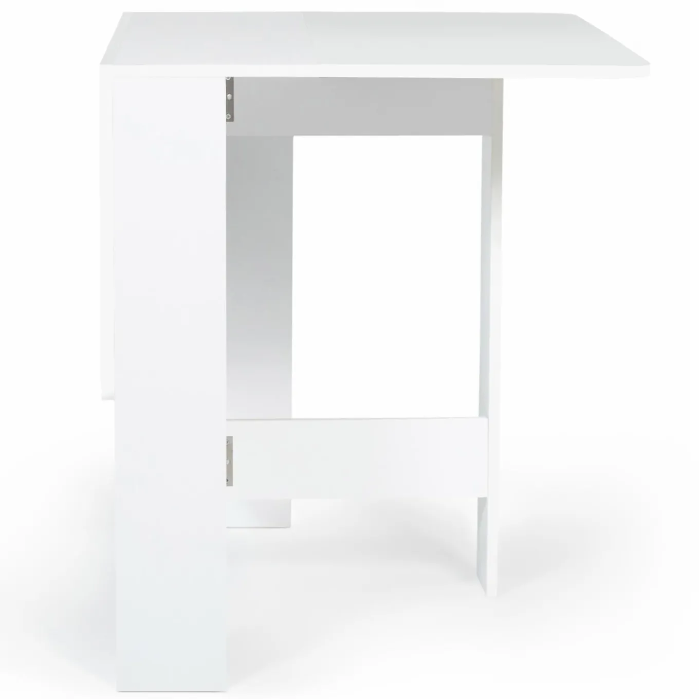 IDMarket Table console blanche en bois* Meubles Blancs|Consoles