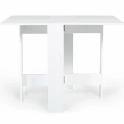 IDMarket Table console blanche en bois* Meubles Blancs|Consoles