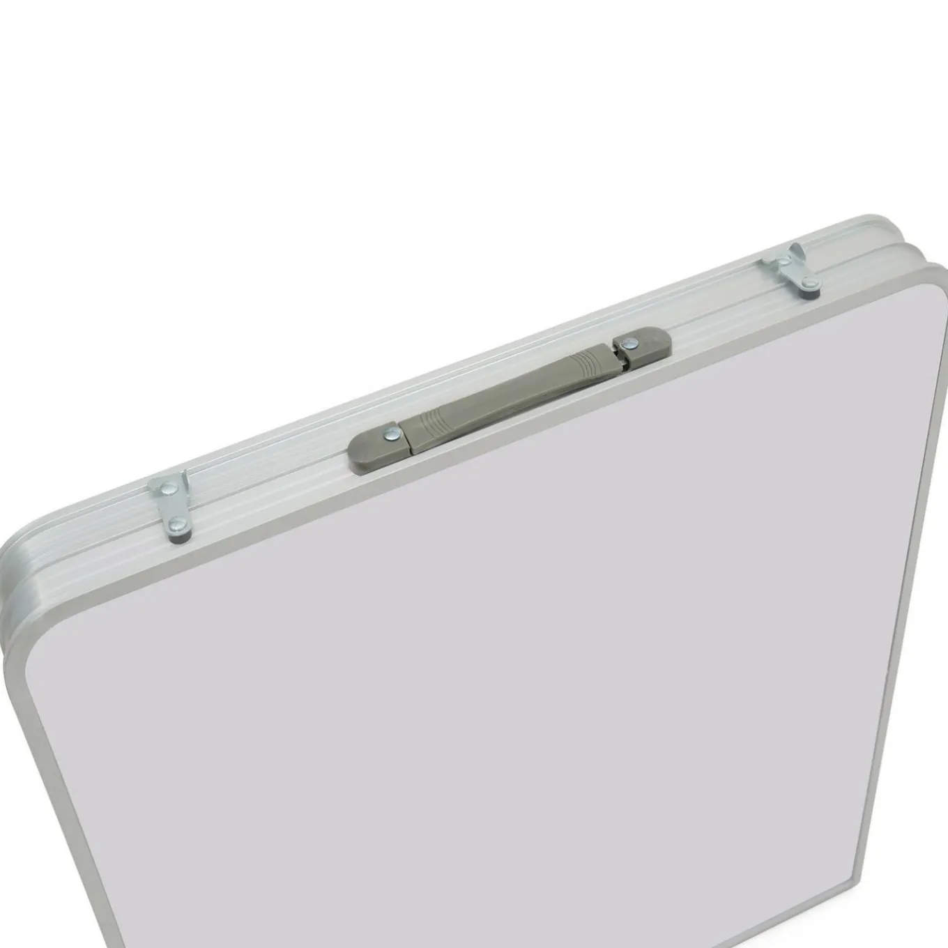 IDMarket Table de camping pliante de 120 cm à hauteur réglable pour 4 personnes* Mobilier Pliant D'Appoint|Salons De Jardin