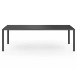 IDMarket Table de jardin 240 cm 10 personnes et chaises empilables bleues, grises et noires* Salons De Jardin