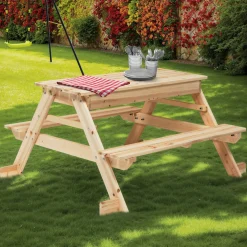 IDMarket Table de pique nique enfant bac à sable*Enfant Jeux Enfant|Loisirs Et Jeux D'Exterieur