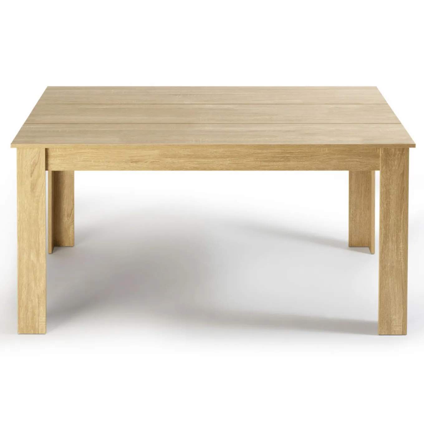 IDMarket Table de salle à manger en bois imitation hêtre 6 personnes* Meubles En Bois|Collection Contemporaine