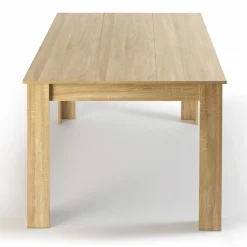 IDMarket Table de salle à manger en bois imitation hêtre 6 personnes* Meubles En Bois|Collection Contemporaine