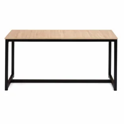 IDMarket Table extensible industrielle 6-10 personnes 200 cm* Meubles En Bois|Collection Industrielle