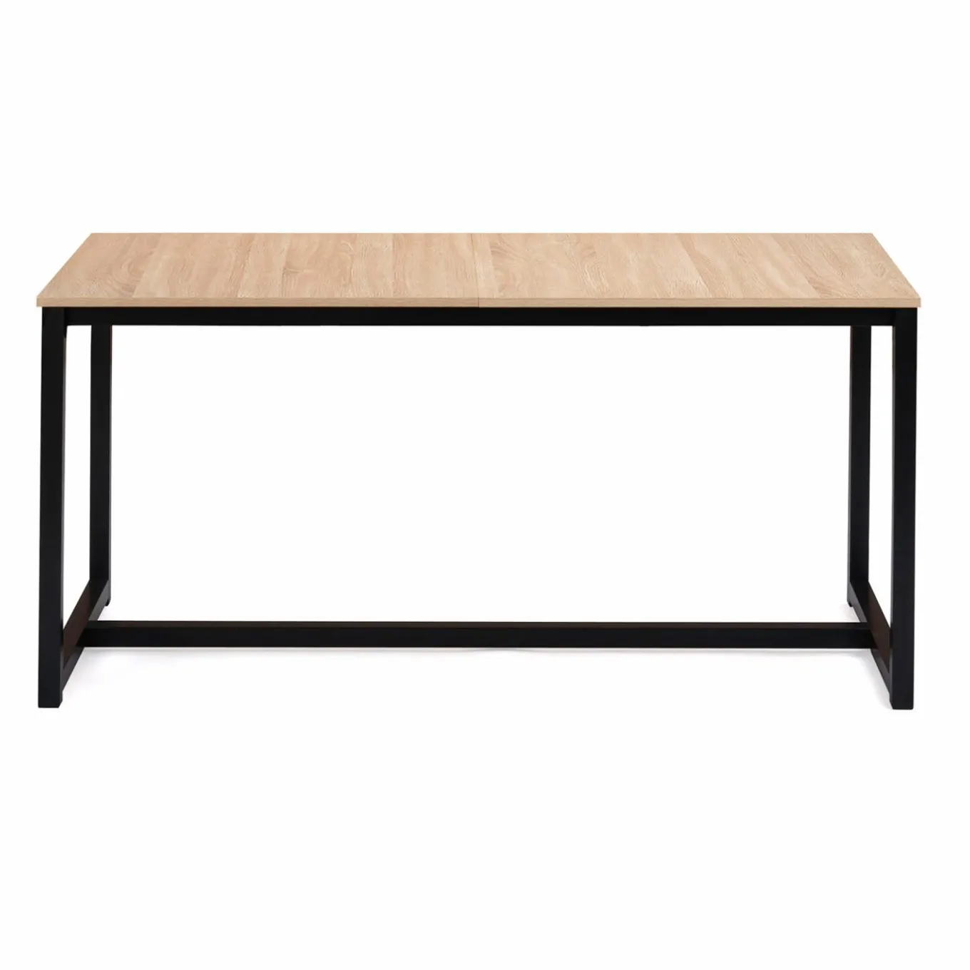 IDMarket Table extensible industrielle 6-10 personnes 200 cm* Meubles En Bois|Collection Industrielle