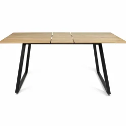 IDMarket Table extensible moderne bois et métal* Collection Industrielle|Salle À Manger Complète