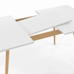 IDMarket Table extensible scandinave blanche* Meubles Blancs|Collection Scandinave