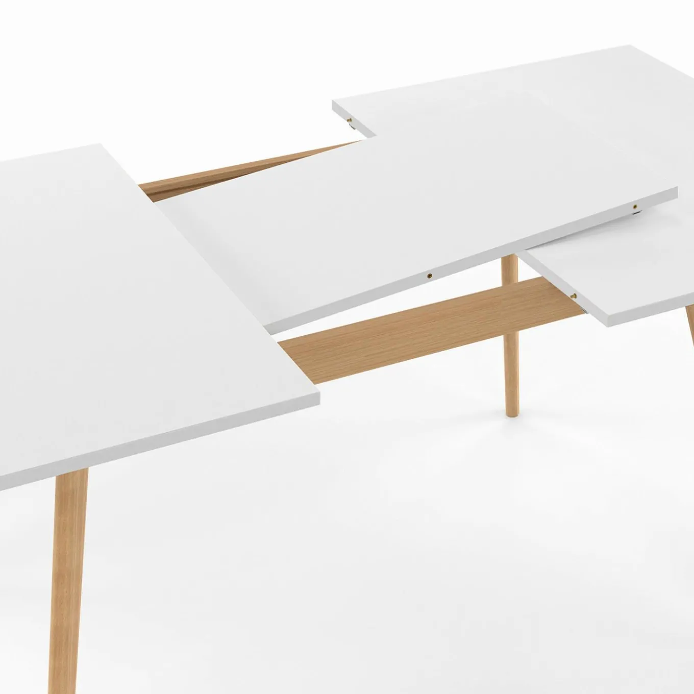 IDMarket Table extensible scandinave blanche* Meubles Blancs|Collection Scandinave