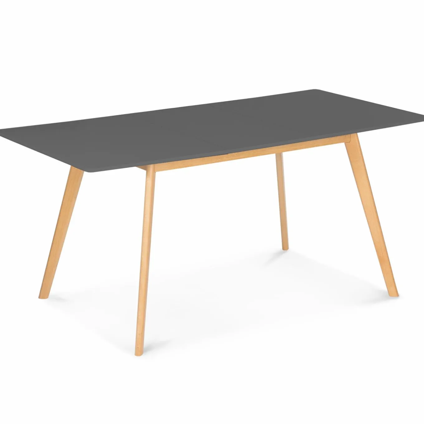 IDMarket Table extensible scandinave grise anthracite* Collection Scandinave|Tables