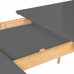 IDMarket Table extensible scandinave grise anthracite* Collection Scandinave|Tables