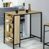 IDMarket Table haute avec tabourets pour 2 style industriel* Collection Industrielle|Mange Debout