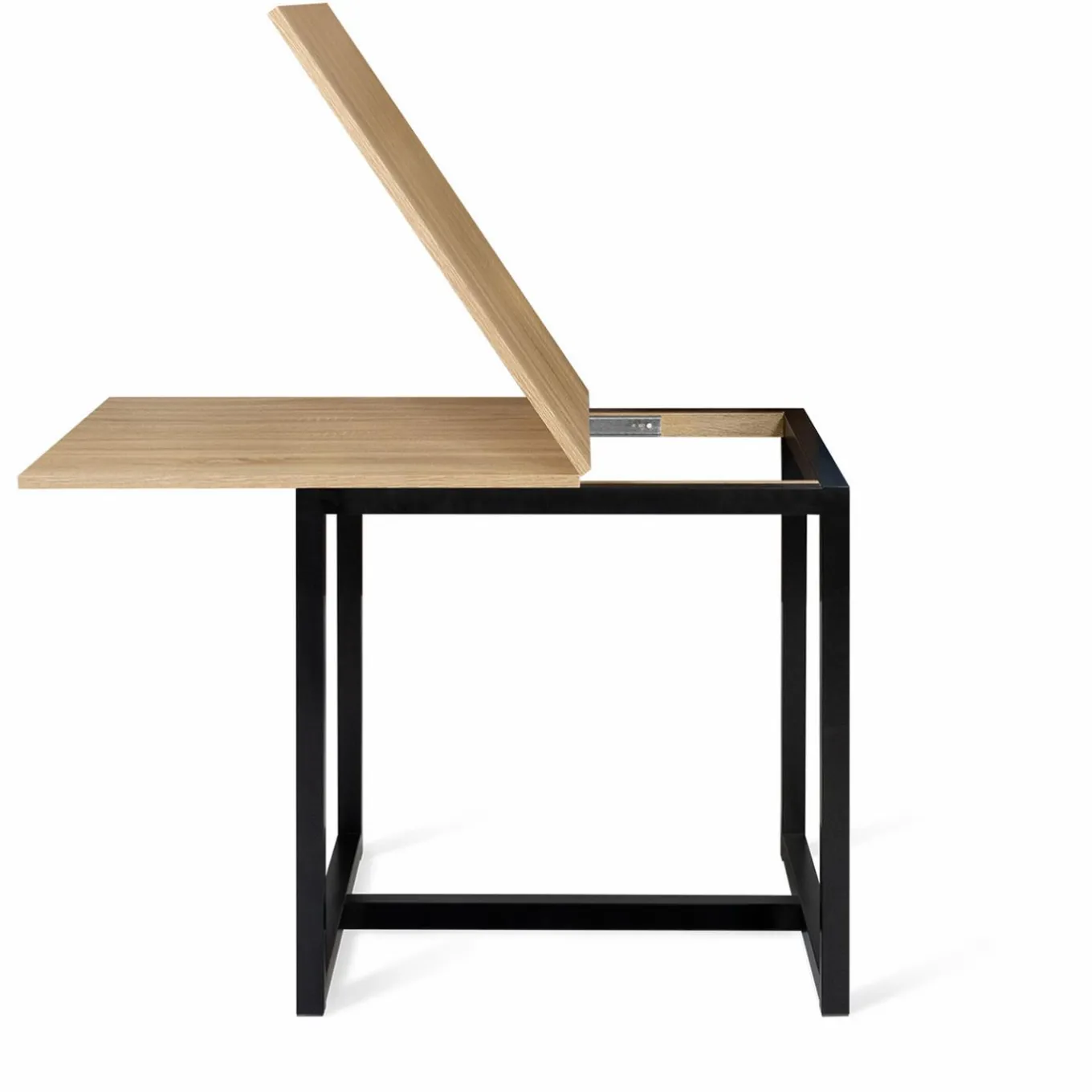 IDMarket Table industrielle extensible 6-8 personnes 160 cm* Meubles En Bois|Collection Industrielle