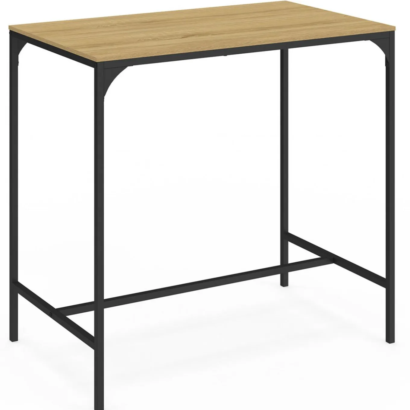 IDMarket Table mange-debout style industriel avec 2 tabourets* Collection Industrielle|Mange Debout