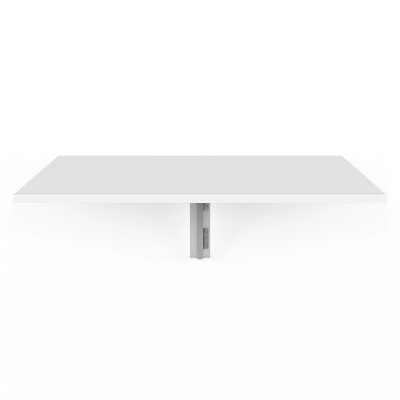 IDMarket Table murale rabattable bois blanc 2 personnes L.70cm* Mange Debout|Tables Hautes