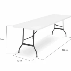 IDMarket Table pliante d'appoint portable* Mobilier Pliant D'Appoint