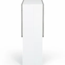 IDMarket Table pliante design blanche et grise* Meubles Blancs|Collection Contemporaine