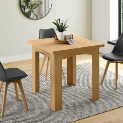 IDMarket Table salle à manger extensible imitation hêtre* Meubles En Bois|Collection Design