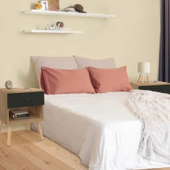 IDMarket Tables de chevet scandinaves hêtre et noir : lot de 2* Meubles Tiroirs|Meubles Bas