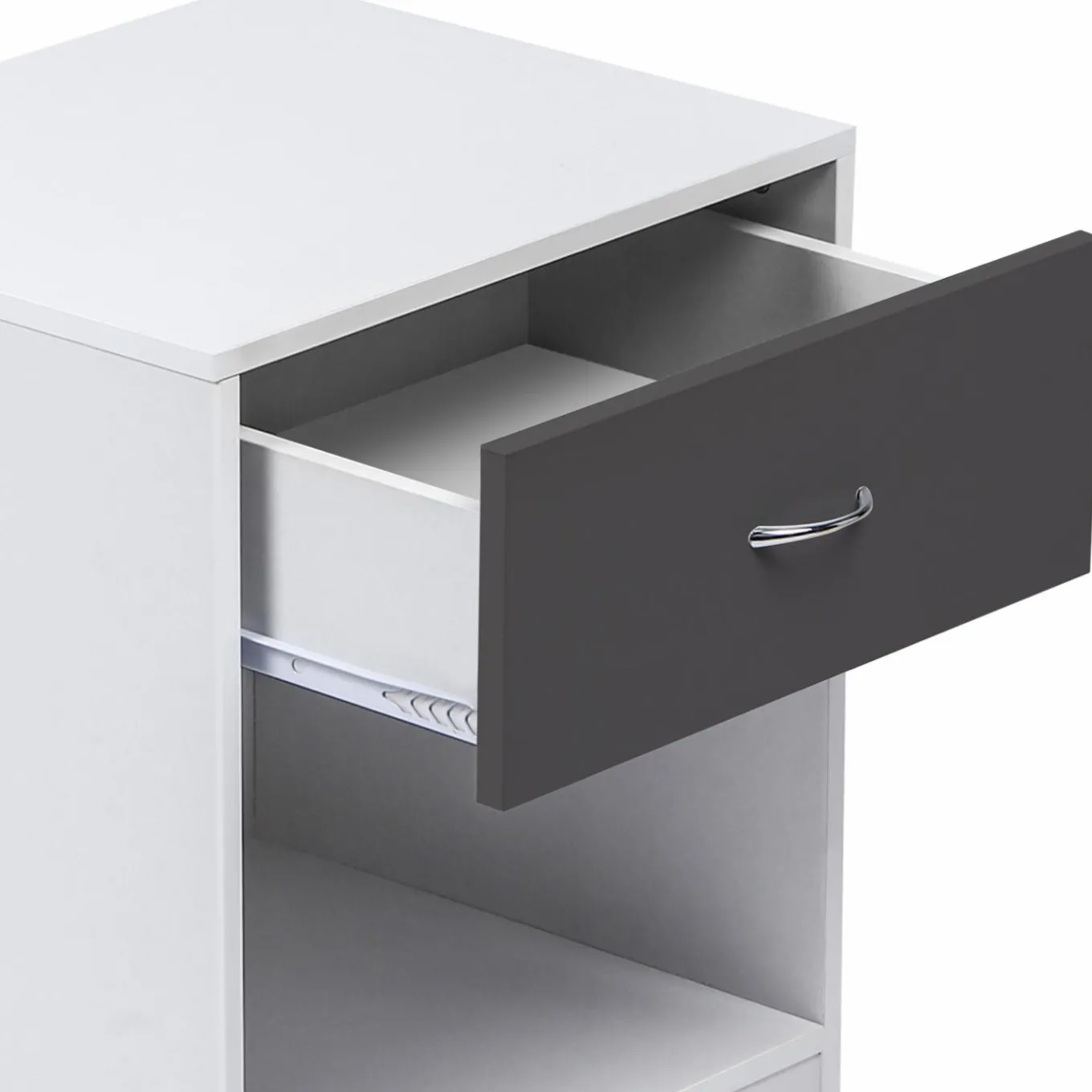 IDMarket Tables de nuit blanches* Meubles Tiroirs|Meubles Bas