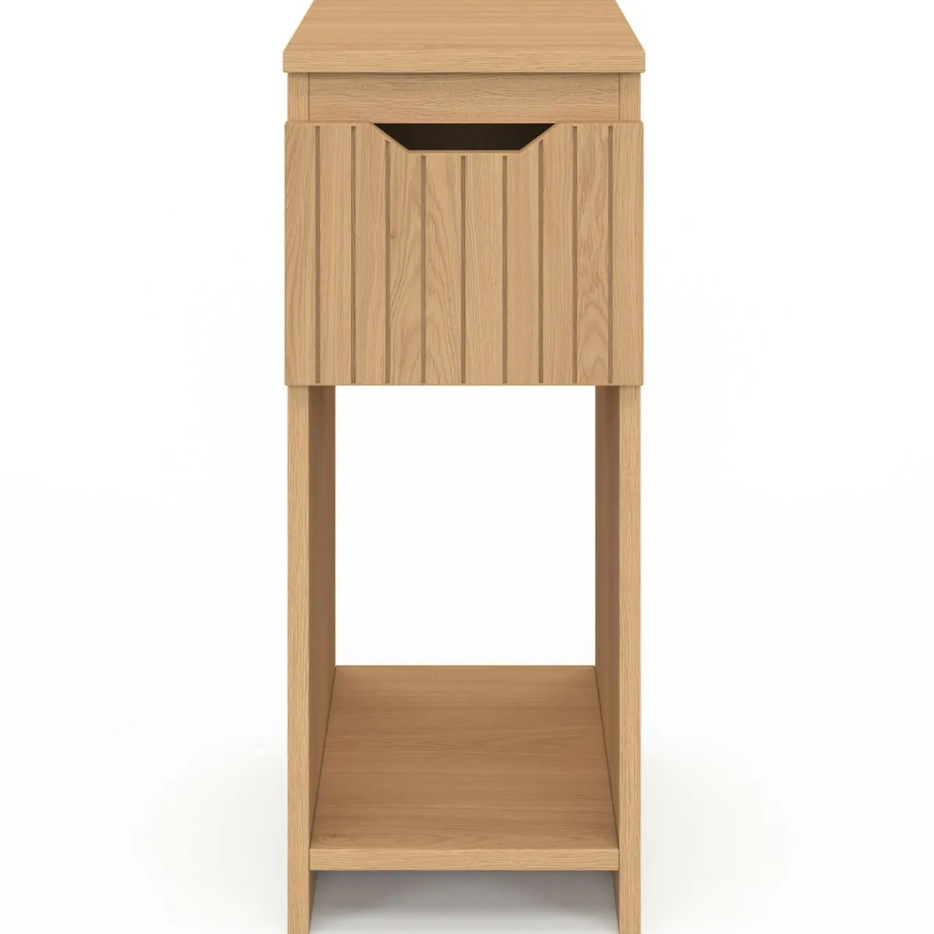 IDMarket Tables de nuit effet lattes et bois* Collection Contemporaine|Chambre Complète Adulte